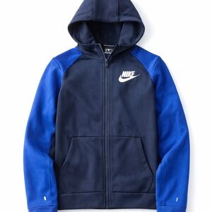 Nike Kids Hoodie in Navy and Blue